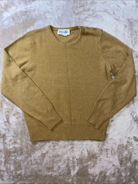 Daniel Cremieux Women's Mustard Crewneck Sweater